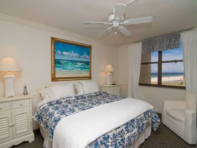 Master bedroom with king bed